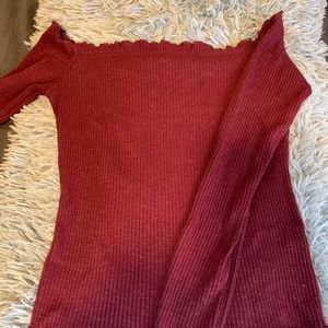 Maroon long sleeve